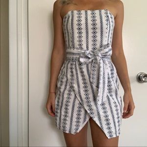 Sabo skirt strapless dress